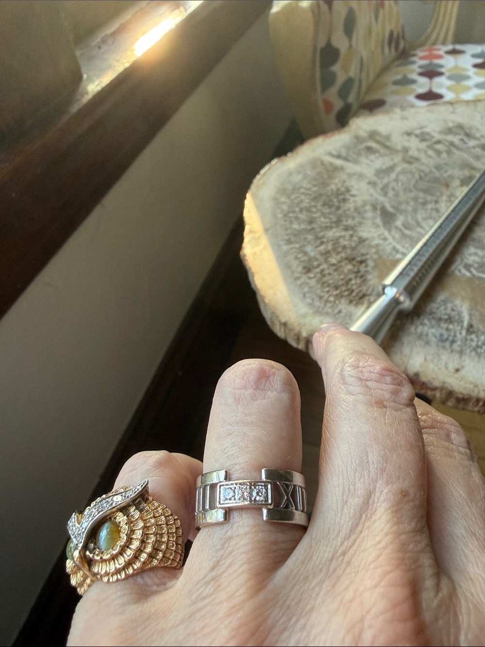 Tiffany Atlas Ring in White Gold + Diamonds. Circa 2010 - Picture 9 of 12